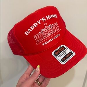 OTTO Red Cap with White Graphic